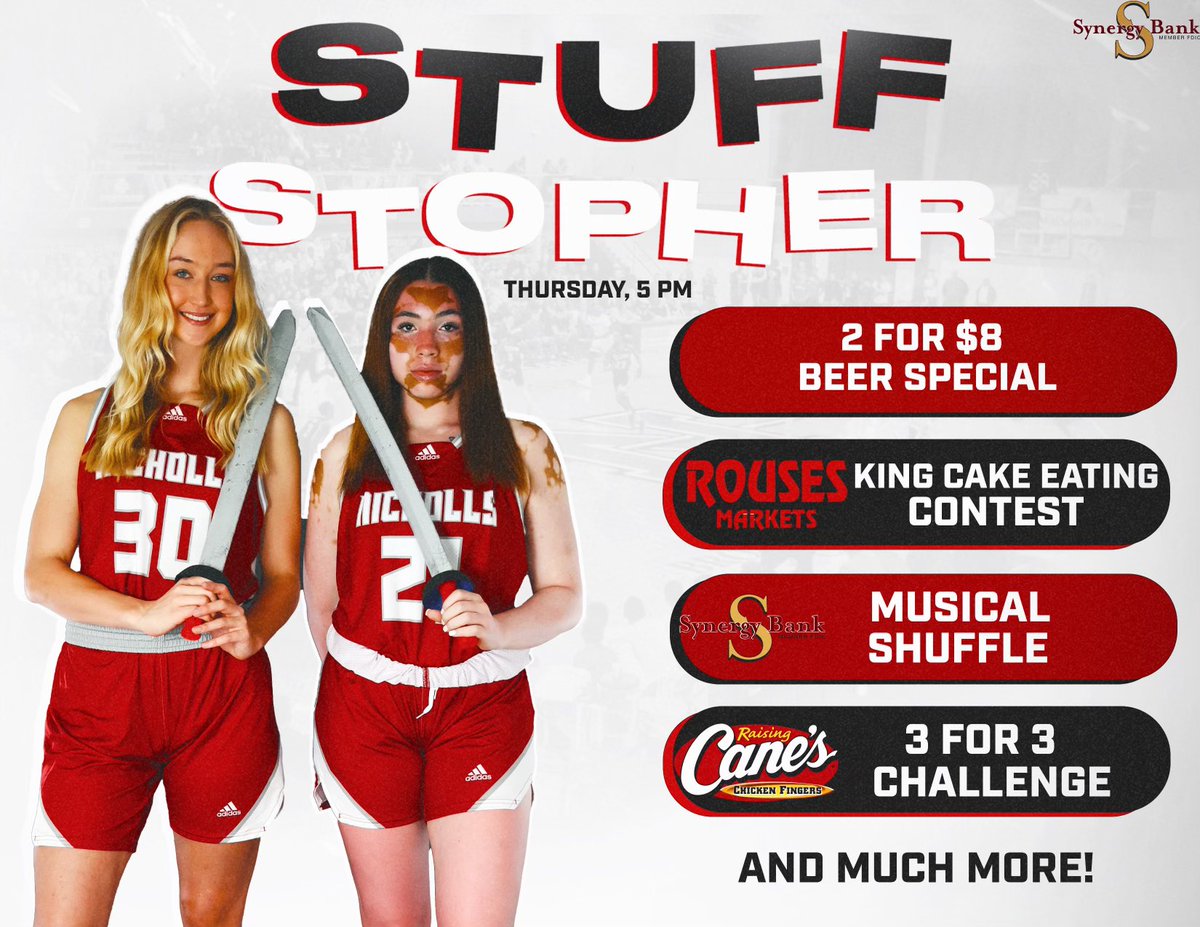 ☝️more sleep 

#GeauxColonels | #StuffStopher