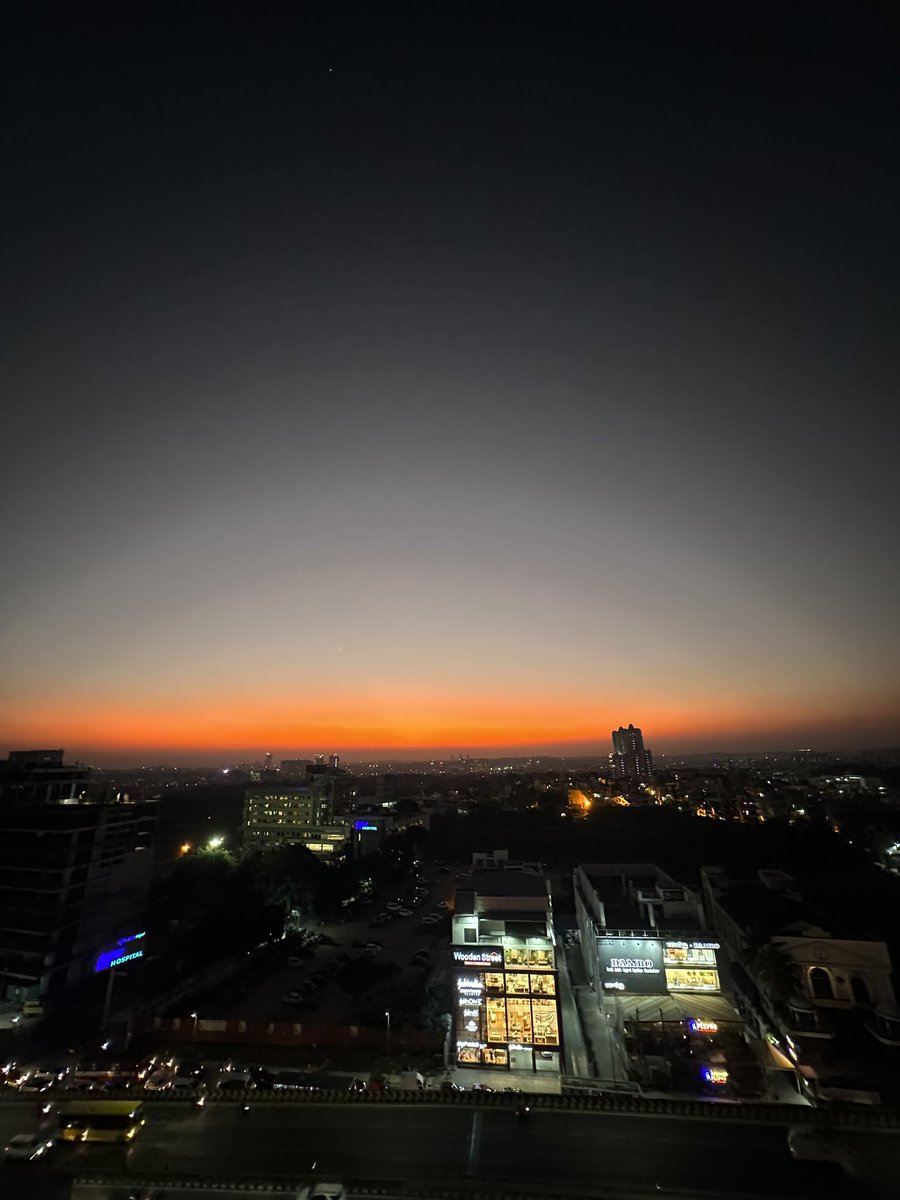 And that was my view today evening while I got a chance to taste the Brews from Candles Brewhouse in Hebbal Bangalore. Love to call it #BrewWithAView Also did I mention I was the first one to try it?