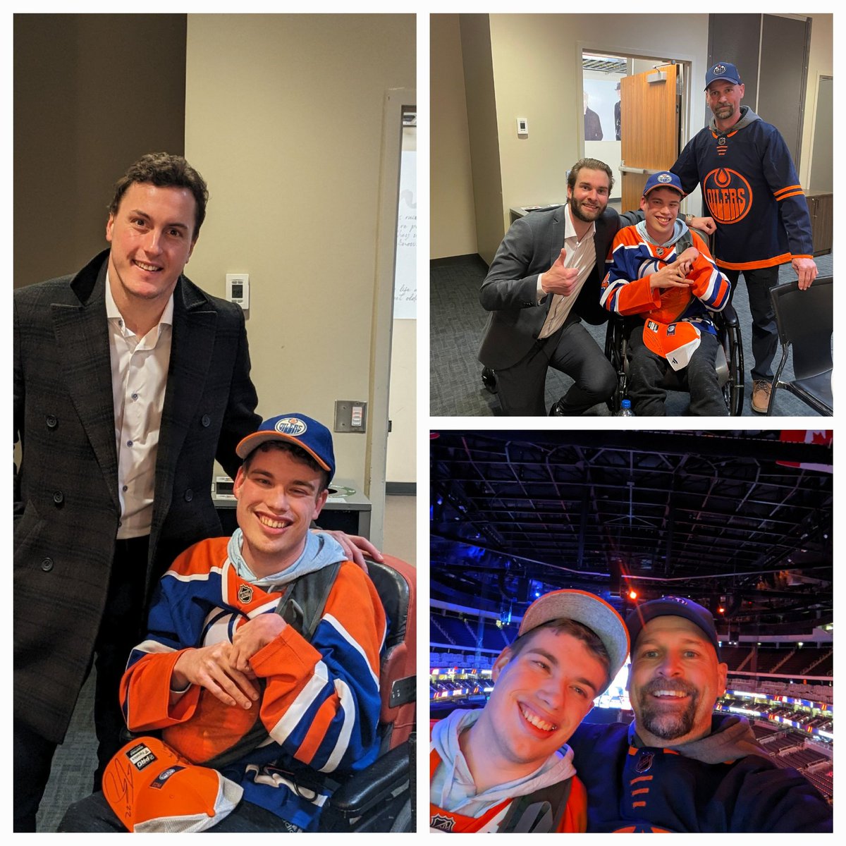 tscorah4's tweet photo. @AdamsGM Another AMAZING time for our family- Brendan Scorah
A heartfelt huge thank you to Curtis Compton for donating this amazing night to my guys at the Oilers vs. Kraken game. 5-2 win!
A night to remember for sure!
Adams Motors is an inclusive employer with Brendan!!! https://t.co/ukimBYPuGD