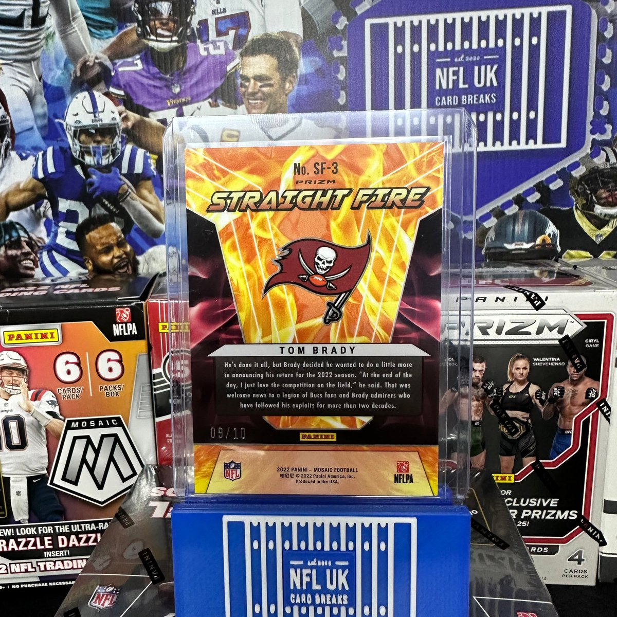 nfl_ukbreaks's tweet photo. With our final Mosaic Hobby Box of the year @stokesy46 pulled this absolute monster of the 🐐 
🔥🔥🔥 9/10 🔥🔥🔥

#nfl #nfluk #brady #TheGOAT #TampaBayBuccaneers #patriots https://t.co/kZthTo2sNE