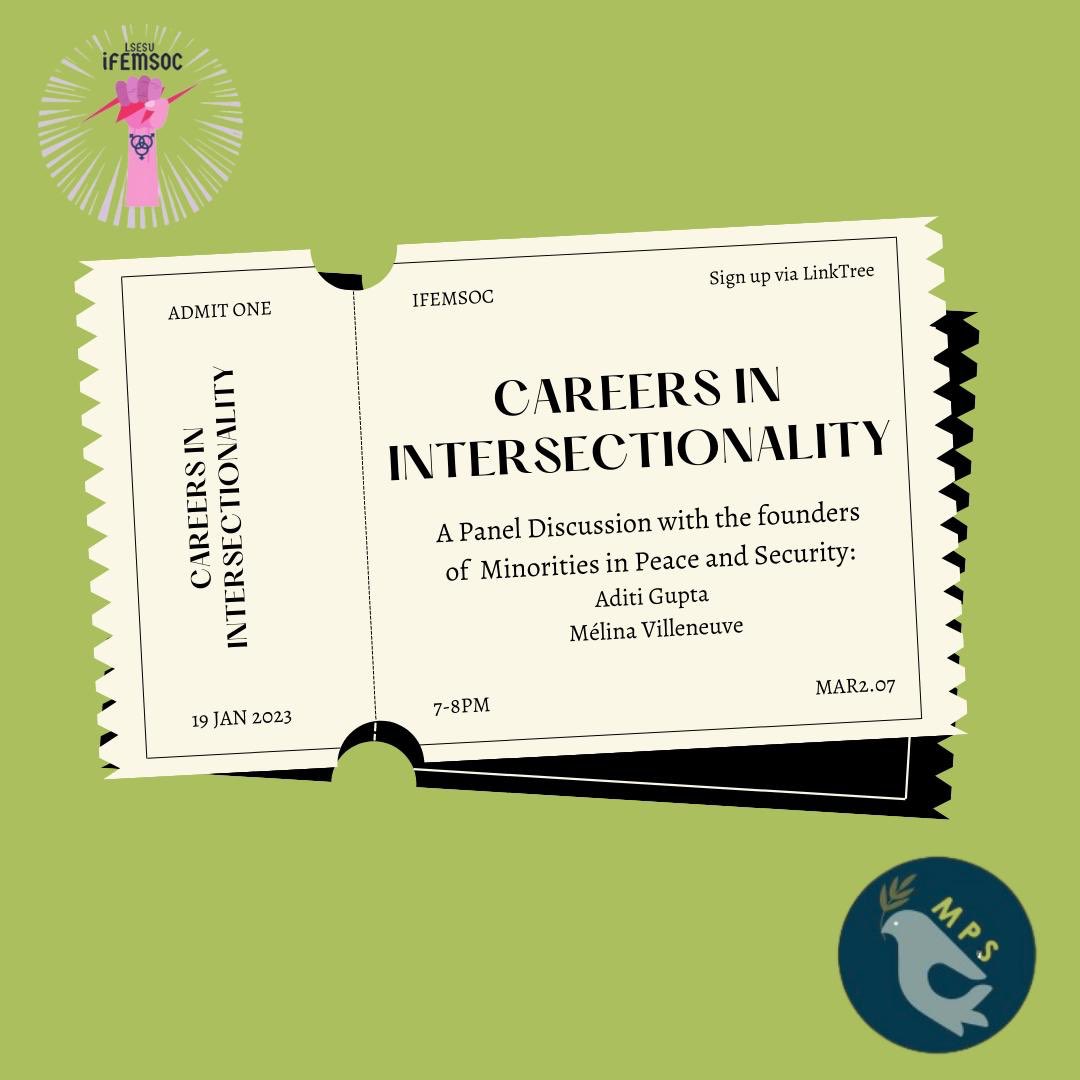 _uk_mps's tweet photo. Join @aditimadhura &amp; @MelinaV2 tomorrow at the #LSE Intersectional Feminist society for an evening of reflection and sharing ✨🤩#IntersectionalFeminism #IfItsNotIntersectionalWeDontWantIt #LondonSchoolofEconomics #CareersInIntersectionality #WomenInSecurity https://t.co/pmXxXI7AxJ