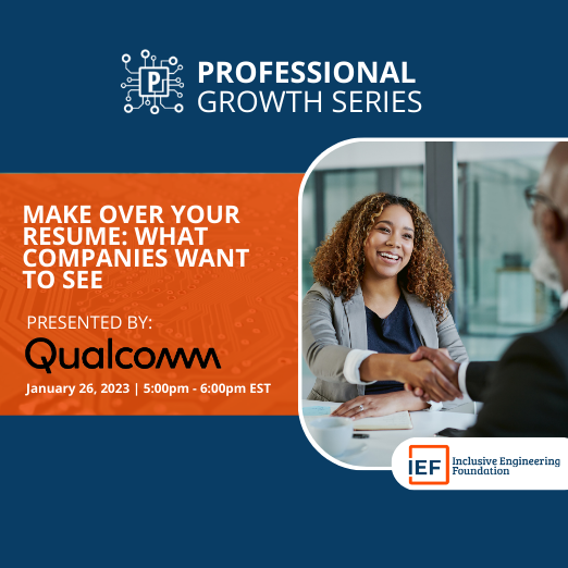 IECFD's tweet photo. Register today for @Qualcomm's LIVE resume workshop to receive small-group feedback from their hiring experts.
 
Be sure to bring your resume: https://t.co/S3GOYzoZAq https://t.co/fZwvA1SwMO