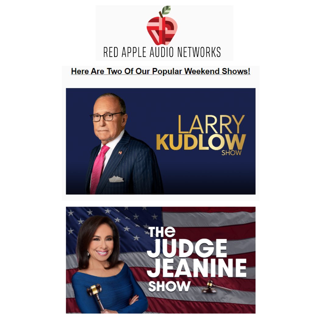 Red Apple Audio Networks tweet media