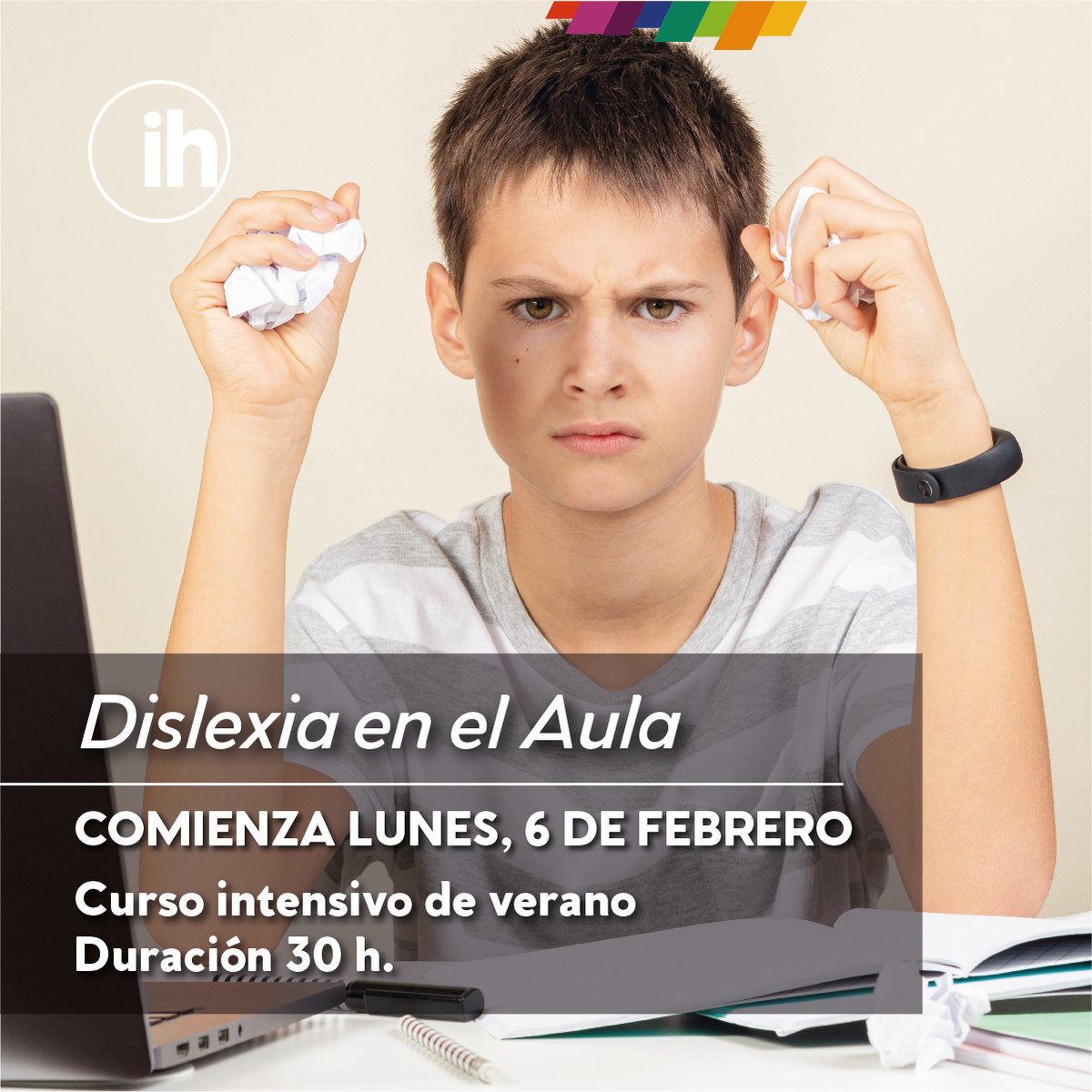 ihuruguay's tweet photo. Dislexia en el Aula (Intensivo de verano)
.
Comienza: Lunes 6 de febrero 2023
Duración: 30 hs.
Horarios: Lunes, Miércoles, Viernes: 19:00 a 21:30 hs + Sábado de 9:00 a 13:00 hs.
Carnaval no se dictan clases.
https://t.co/c0qYgTOiZC https://t.co/BJxUgA0ve8