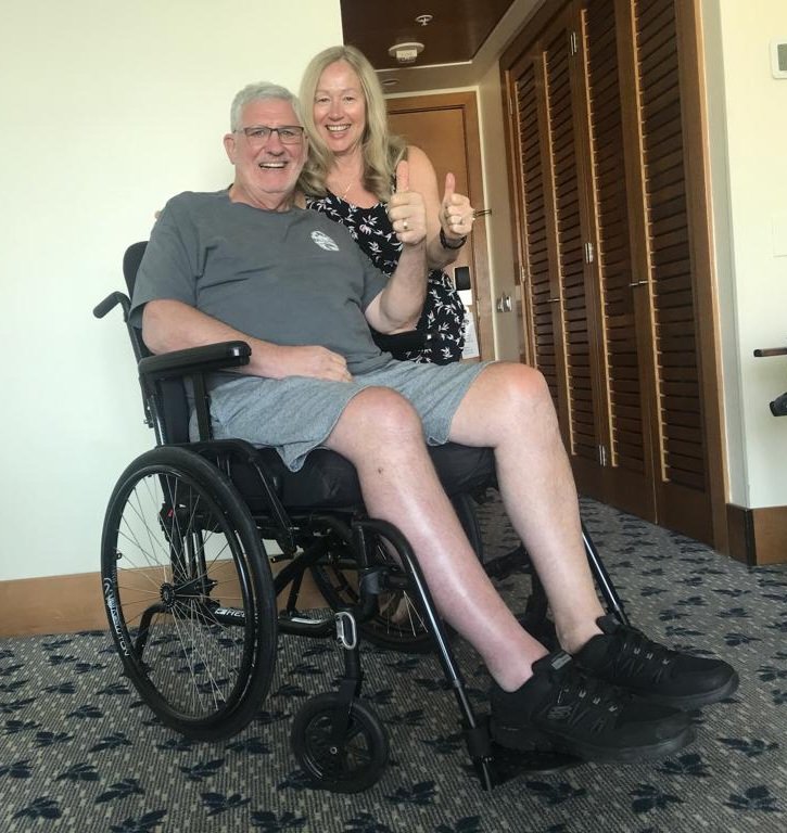 wcitrigno's tweet photo. We did it - his wheelchair just arrived in perfect condition!They're both crying tears of joy and letting out a huge sigh of relief. Thank you everyone for your support and especially @AdrianGhobrial @AhmarSKhan  @elanashepert @TylerRCheese @CTVNews @am640 @CBCToronto @globalnews https://t.co/KmtDj282ug