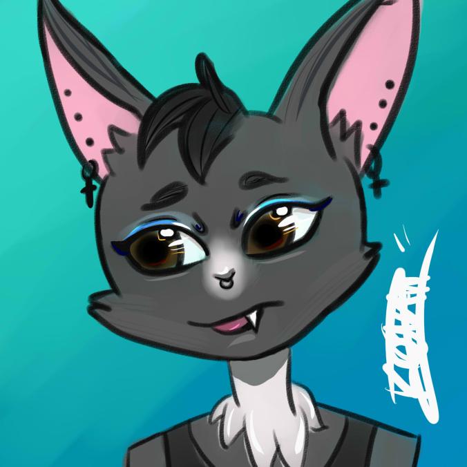 KonanDrawsLimes's tweet photo. I made this icon of my fursona🖤

#Fursona #digitalart #furry #art https://t.co/FKWQdVProp