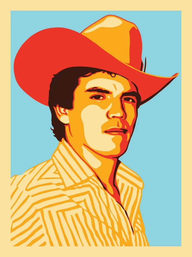 SupervisorAlejo's tweet photo. Got my #Chalino screen print today by artist @ernestoyerena who previously designed 2 posters for me in 2013 to get 2 bills signed into law: #AB60 Drivers Licenses for Immigrants and #AB10 to raise the minimum wage to the highest level in California!✊🏽 https://t.co/75DFbTRBVL