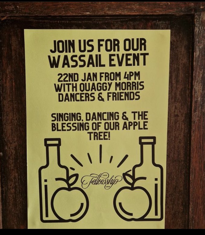 22nd Jan at the Fellowship…should be a great event, see you there for a pint of Cider!