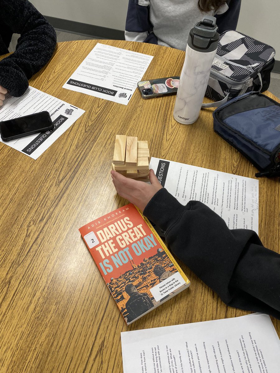 Book clubs met today! Lots of good discussion and excitement about the books #booksuccess
