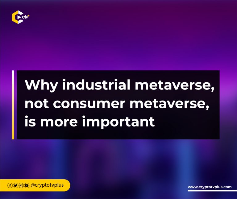 Cryptotvplus's tweet photo. Find out why industrial not consumer focused #Metaverse, is more important for driving innovation in 2023. 

Read the full story👇
https://t.co/CZ64UJYTLw

#Metaverse #DeFi #NFTs #BIT #ToyoVerse #NewCollecton #ペルソナ使いふたたび #BBTitians #QF144 #gistlover #Tiger #CryptoNews https://t.co/GZJlrKYWSS
