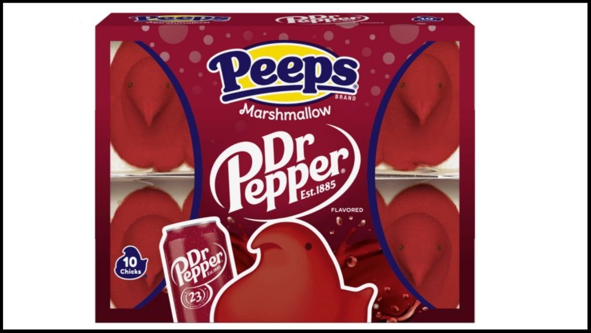 nerdist's tweet photo. Dr Pepper Peeps are about to become a... new Easter tradition? https://t.co/gBESCv4Z26 https://t.co/GPIeXT3tZb