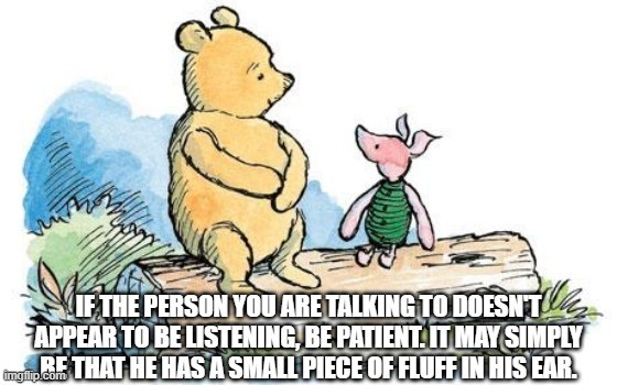 ritman77's tweet photo. RT Goozleology "Celebrating A.A. Milne's birthday today... https://t.co/812SgyEuyO"