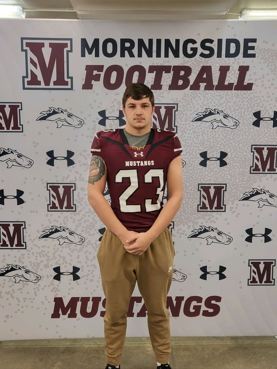 Had a great time on my official visit today to <a href="/MsideFootball/">Morningside University Football</a>. Also Happy to receive an offer from <a href="/MsideFball/">Steve Ryan</a>.
