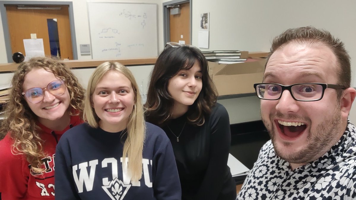And we've got our first crew of chemists!
Welcome to Landry, Sydney and Nyla!