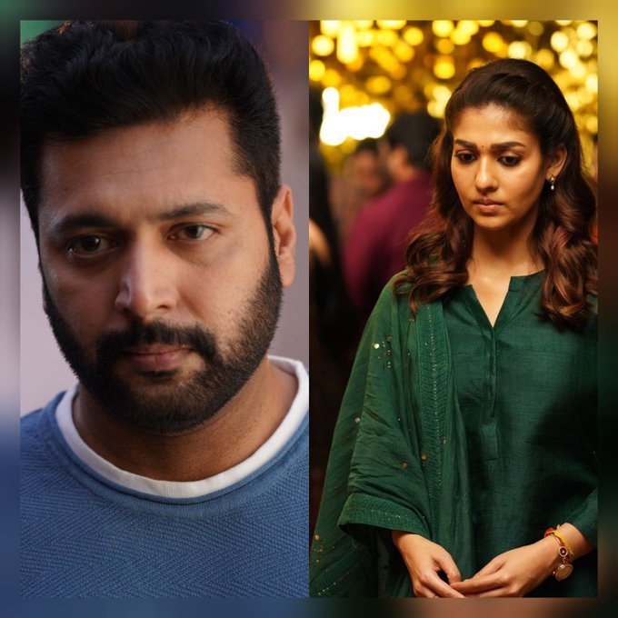 AmesnHQ's tweet photo. #Nayanthara and #JayamRavi 's new Stills from #Iraivan Movie https://t.co/tnEjTokFn6