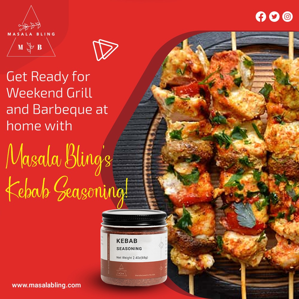Our kebab seasoning is warm, rich, and delicious!

Order now! 

#masalabling #masalablingspices #masalablingspicemix #delicious #tastyfood #spicyfood #spiceblends #homecooking #cookingathome #tastyrecipes #healthyspices #spiceblends #spiceslover  #herbsandspices #spiceshop