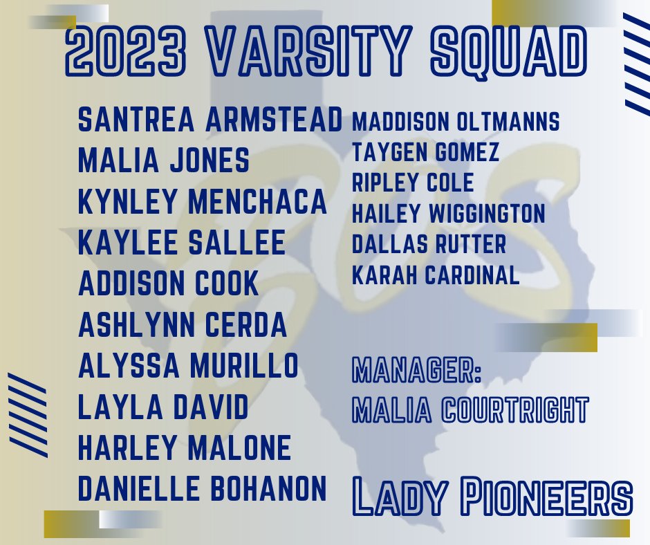 Boswell Lady Pioneers presents to you, our 2023 Varsity Squad! 

Congratulations to all the players! 💙 #LetsGoToWork