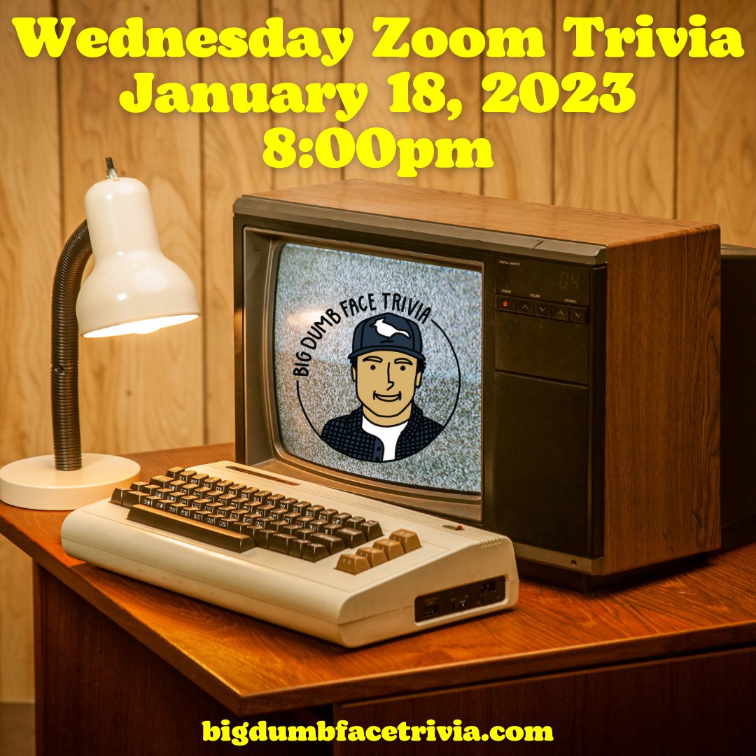 If you like fun events but don't enjoy the hassle of having to put on pants, I'd like to present you with a fun, safe, and affordable option... click here for details: bigdumbfacetrivia.com/wednesdaytrivia
