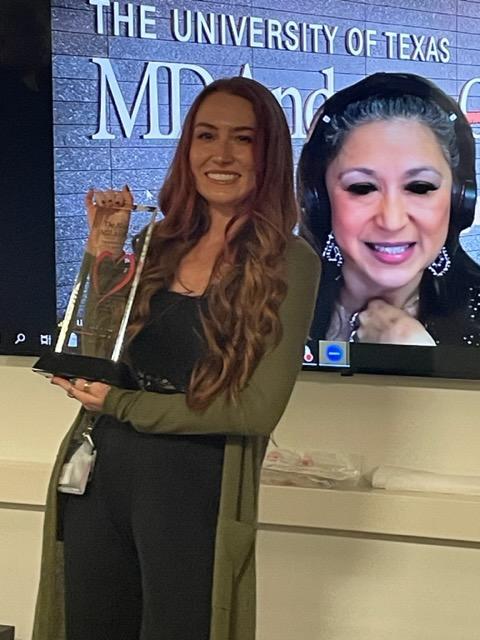 Jenise Rice (@jeniserice79) on Twitter photo Congratulations to Leah Pemberton RN in Main OR in Periop for being awarded the Heart of MD Anderson for her exceptional patient care and compassion #oncsurgery #periopnursing #PatientExperience <a href="/epninan/">Elizabeth Priya Ninan</a> <a href="/clemensmd/">Mark Clemens MD MBA FACS</a> <a href="/AbigailCaudleMD/">Abigail Caudle</a> <a href="/CarolPorterDNP/">Carol Porter DNP, RN, FAAN</a> Congratulations to Leah Pemberton RN in Main OR in Periop for being awarded the Heart of MD Anderson for her exceptional patient care and compassion #oncsurgery #periopnursing #PatientExperience <a href="/epninan/">Elizabeth Priya Ninan</a> <a href="/clemensmd/">Mark Clemens MD MBA FACS</a> <a href="/AbigailCaudleMD/">Abigail Caudle</a> <a href="/CarolPorterDNP/">Carol Porter DNP, RN, FAAN</a>