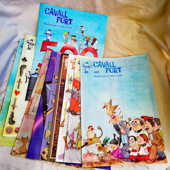 Oriol2petit's tweet photo. 🙏 Twitter fes la teva màgia

Estem a punt de llençar més de 700 revistes #CavallFort, perquè no hi ha manera de col·locar-les enlloc, ni regalades. Són uns 40 anys de col·lecció, des dels anys 70. A algú li pot interessar? @cavallfort https://t.co/c1lwTrMqhG