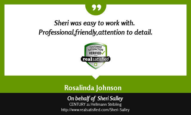 Happy clients are my favorite ! realsatisfied.com/Sheri-Salley via <a href="/realsatisfied/">RealSatisfied</a>