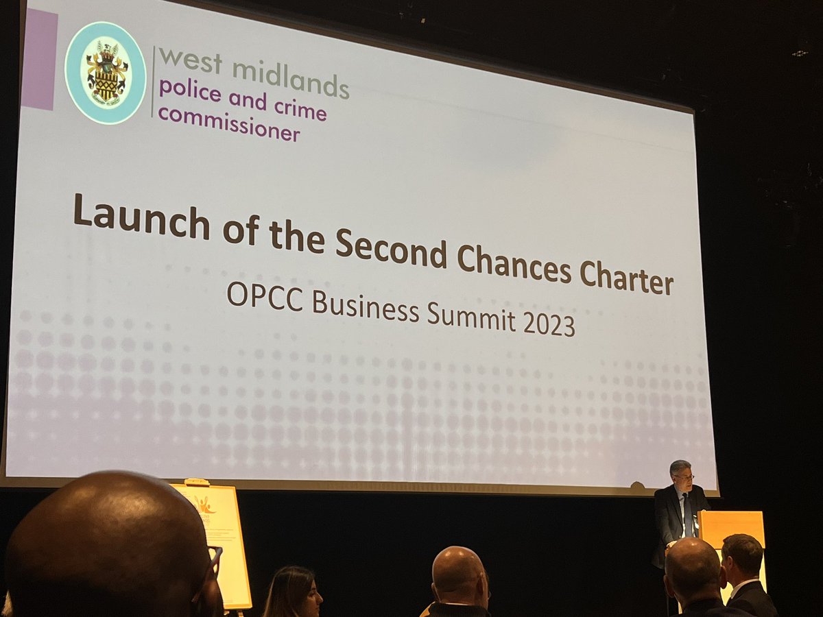 Great to be at the launch of the second chances charter @SimonFoster4PCC where businesses have a serious role in reducing crime through rehabilitation, creating employment opportunities for those with convictions @HussainNadyia @CleanSheet_UK