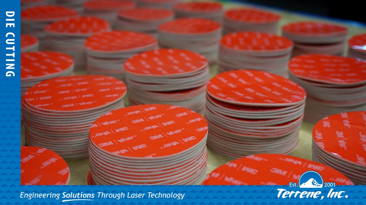 TerreneLaser's tweet image. It's a new year & you've been assigned a new #EngineeringProject. Have you thought about where you're getting your die cutting done?
We've been #DieCutting custom gaskets, seals, washers & more at reasonable rates for over two decades.
To learn more: terrene.biz/service/die-cu…