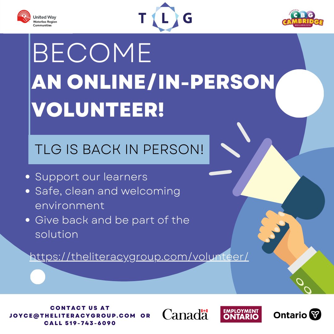 TLGwr's tweet image. Volunteers needed! If you enjoy working in a classroom environment and want to share your skills and experience with other adults, come and join us!

See the link below for more information
lnkd.in/g-f_ujtU
#volunteer #supportcommunity #classroomassistant #adultlearning