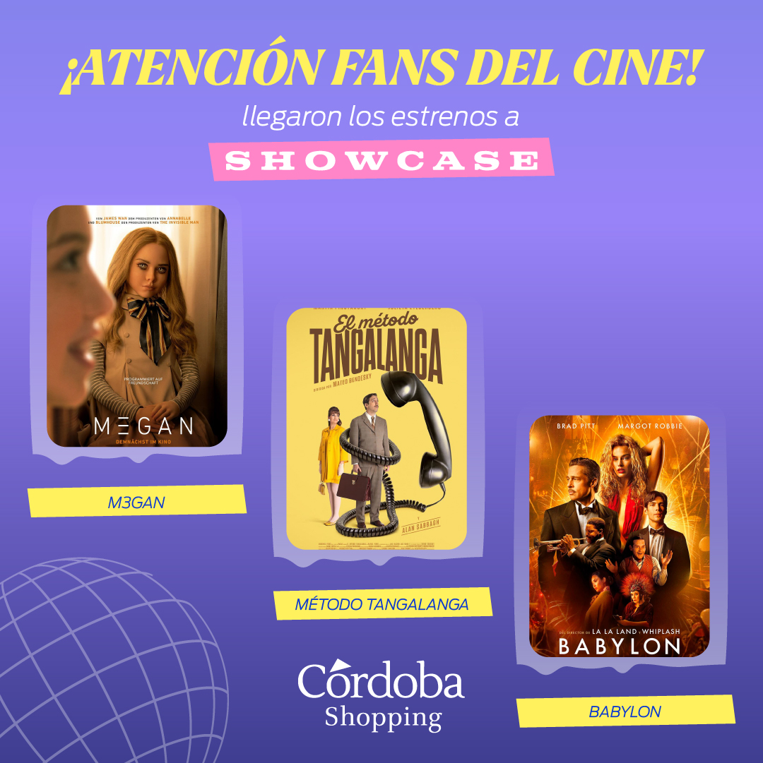 🎥 Cinefil💜s, ¿están ahí? 🎥 Ya tenemos los estrenos de esta semana para que vengas a disfrutar 🎬 Así que elegí tu peli fav y ¡te esperamos! 🍿