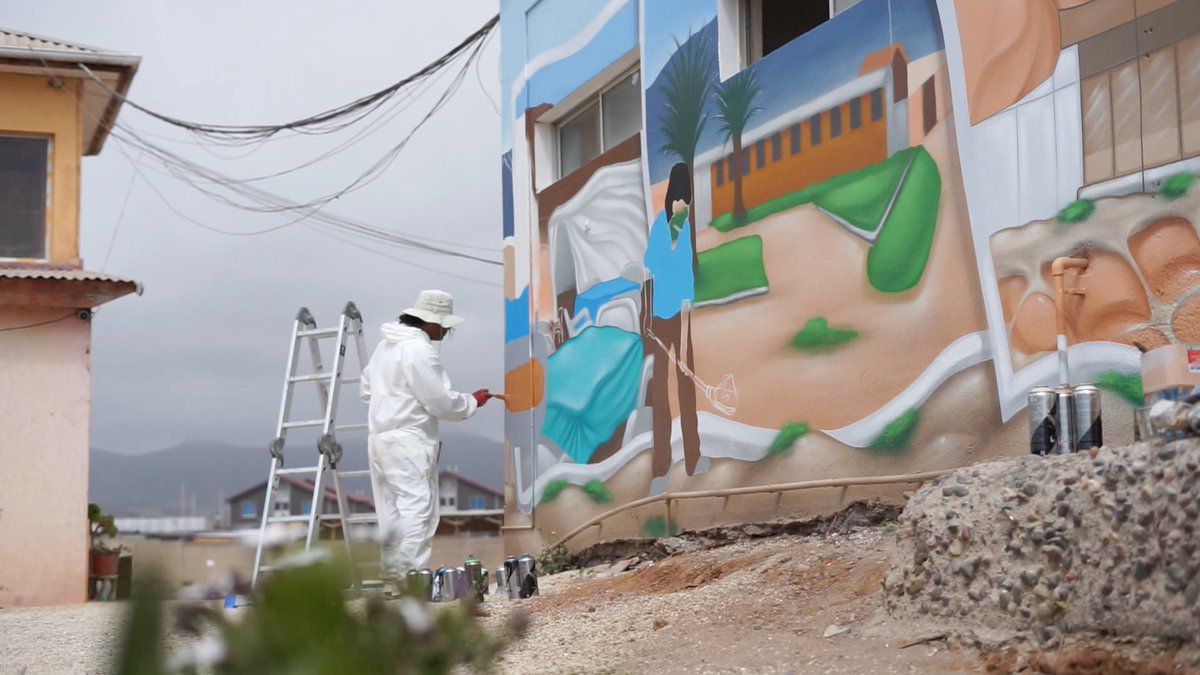 Inauguraremos #mural en #CaletaSanPedro que busca potenciar el #turismo mediante la #ciencia y el #arte 🧑🎨 🔬 👩🍳 🐟 🌊 Una #participativa #obra visual combina la #historia de las #emprendedoras del lugar y las #características del #ecosistema👉 bit.ly/3ZA15Sl 🙂