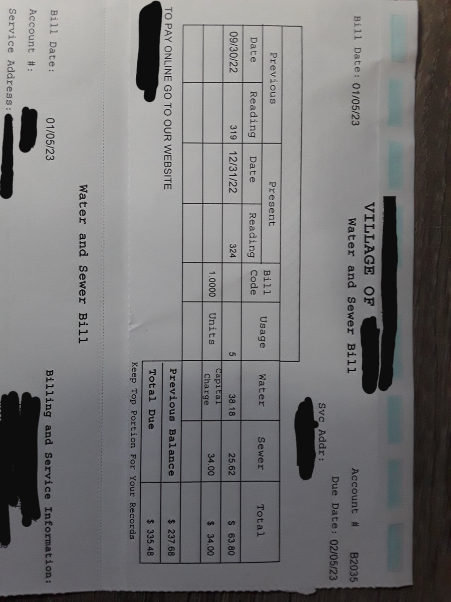 IgnitedPyre's tweet image. #MutualAid #MutualAidRequest 

Update: Cousin helped with the back electric. All that is left is the back water/sewer bill. Due Feb 5th, or more fees.

Total is $335.48. After that, all back bills are caught up.
💜🖤💜
paypal.me/ignitedpyre