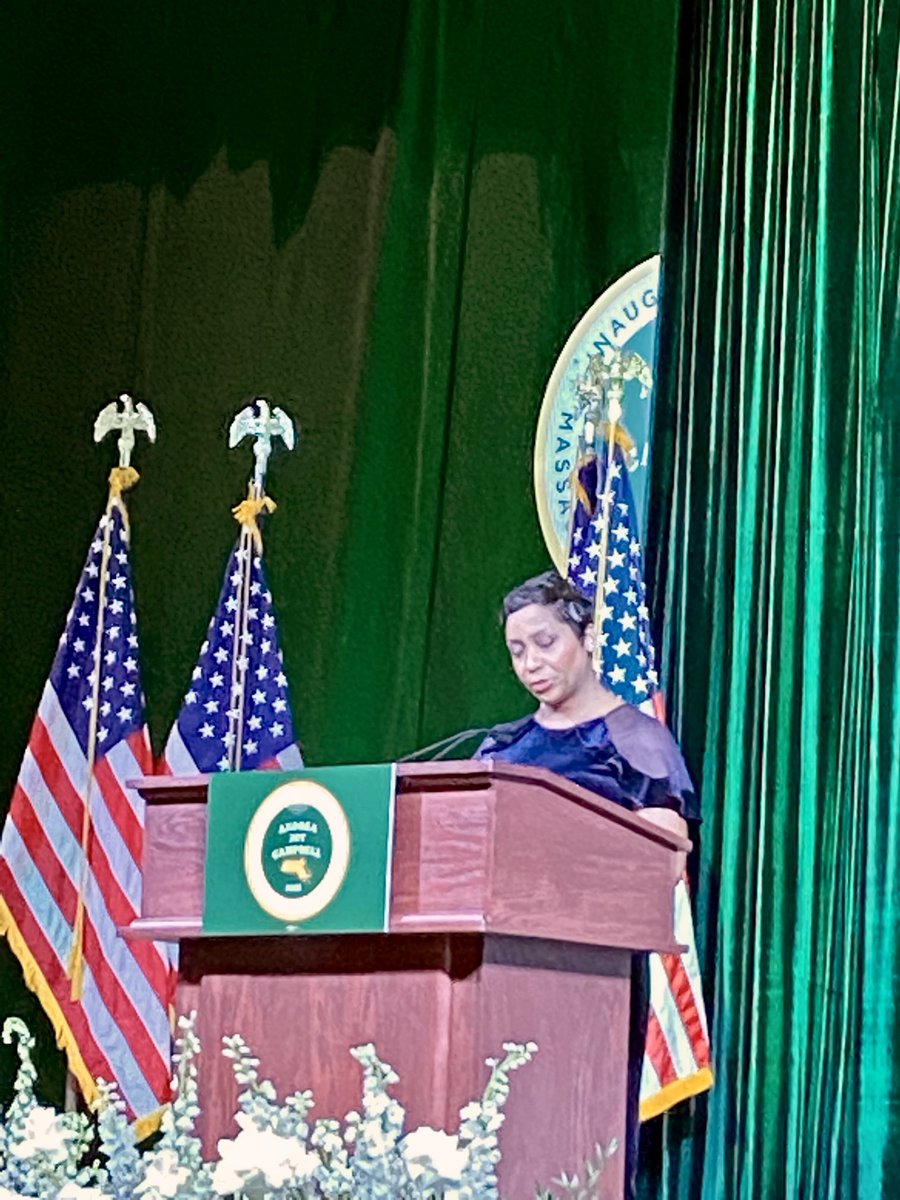 An electrifying Inauguration Day for ⁦@AndreaForAG⁩, MA’s 45th Attorney General. From gospel and pledge the allegiance by ⁦⁦@codmanacademy⁩ youth to her recounting of her “impossible story made possible” we were all on our feet cheering. #grateful