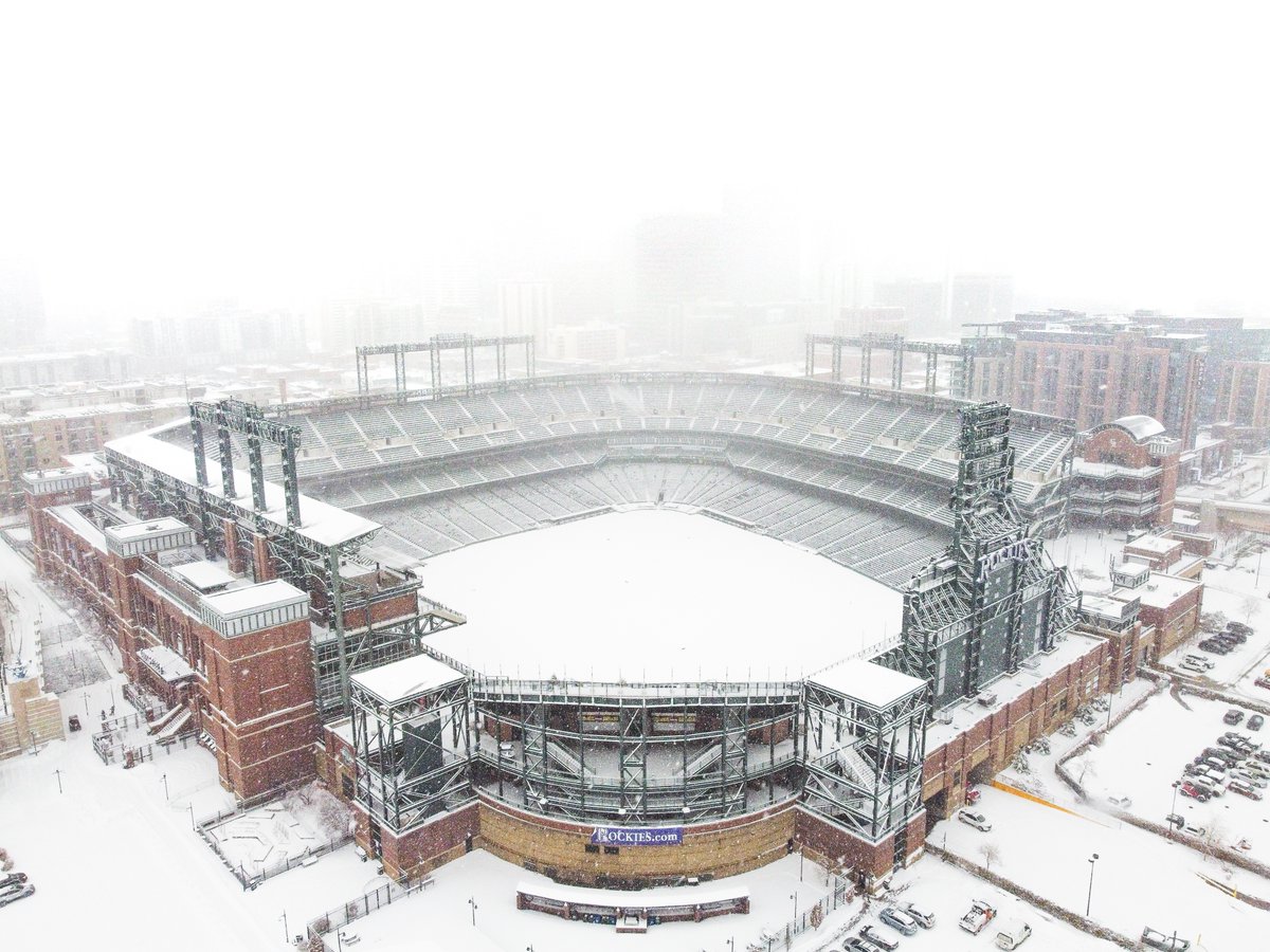 Rockies's tweet photo. It's giving  ✨ snow globe ✨ https://t.co/wHixHEakkQ
