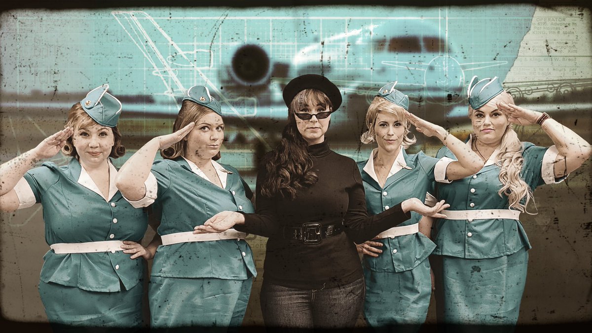 QuestKeep's tweet photo. @Vancitybynight Heyo, just wrapped up a two part 1969 Cold War Spy RPG “Skywitches” using the Nightwitches system from @bullypulpit_hq catch the VODs of part 1&amp;2 on our Twitch or the beautifully edited versions on YouTube later this week 😇our GM @squirrelsofdoom crafted a beautiful story #proud https://t.co/kxtoesEL7o