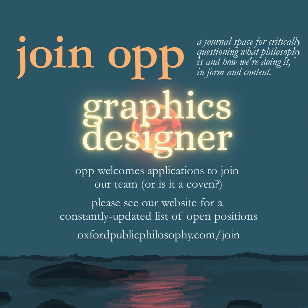 oxpubphil's tweet photo. Join #opp! Apply by sending a c.v. and statement of interest to alice.winham@lmh.ox.ac.uk, dilara.koz@bnc.ox.ac.uk, and virginie.simoneau-gilbert@pmb.ox.ac.uk. 

opp is taking applications for the following positions:

https://t.co/vygVATuIJ1 https://t.co/jz2pzGZ8Y1
