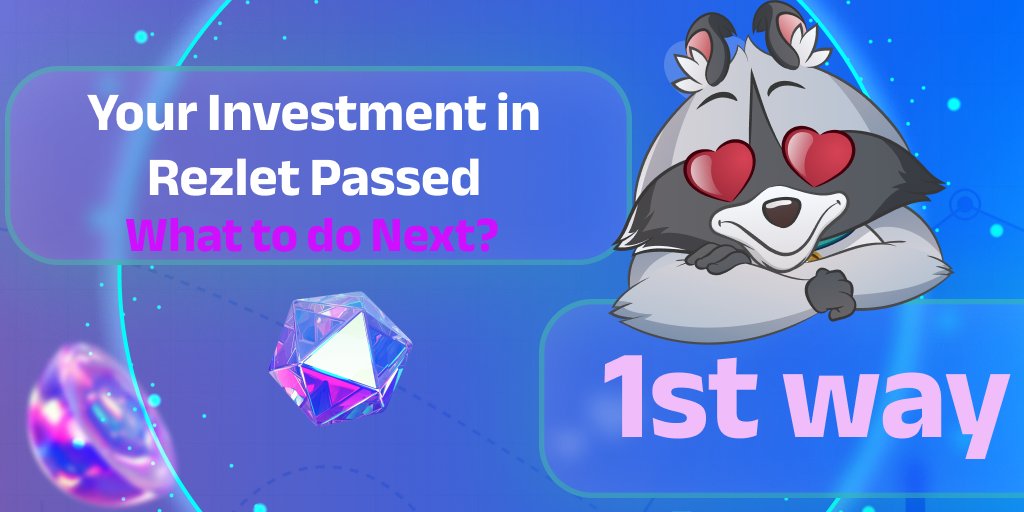 The 1⃣st way

If you took out a deposit with %, you can now make a  bigger deposit in the more profitable #Rezlet plan. Consider plans depending on how much you can deposit and for how long you expect📈

Stay tuned🦝

#RezcoonDailyTip