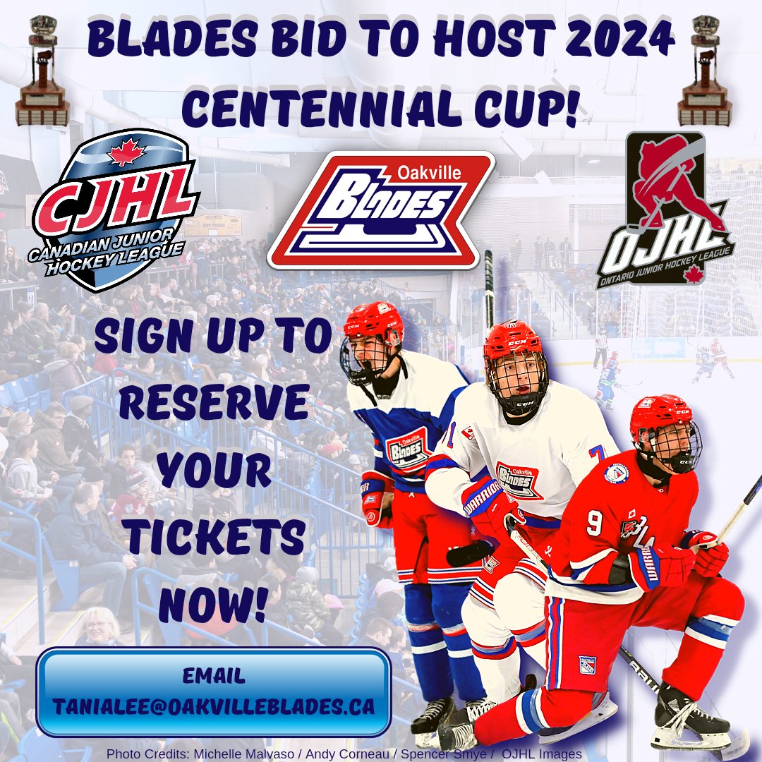 Oakville Blades on Twitter "📣NEWS ALERT!📣 We will be submitting a bid