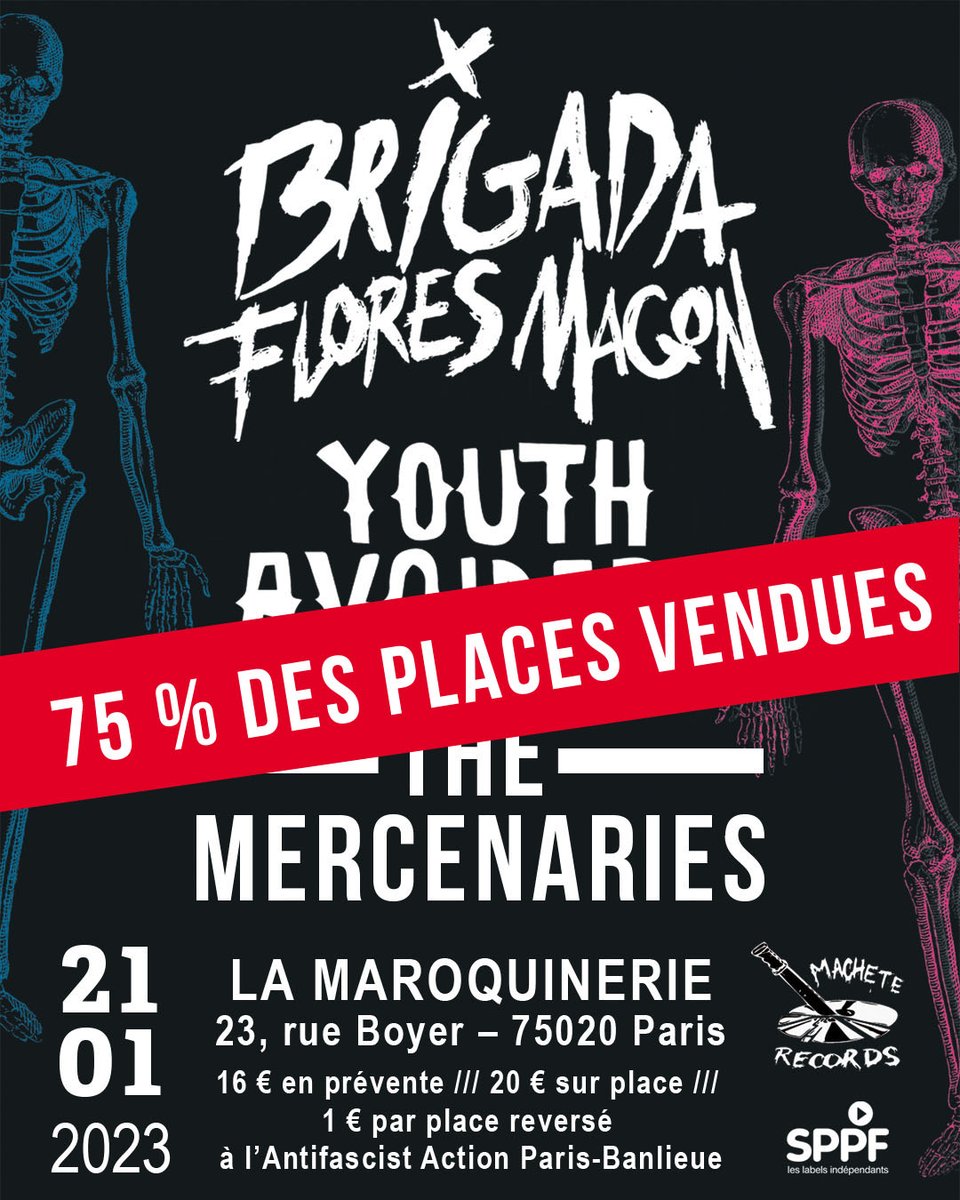 BRIGADA FLORES MAGON /// 21 janv /// <a href="/lamaroquinerie/">La Maroquinerie</a> /// Tickets en vente ici : maroquinerie.fnacspectacles.com/place-spectacl…