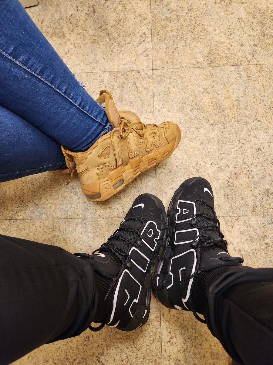 Wifey and I rocking Nike Air More Uptempos 😉

#NikeAirMoreUptempo
#sneakerhead #sneakerheads #sneakeraddict #lovesneakers