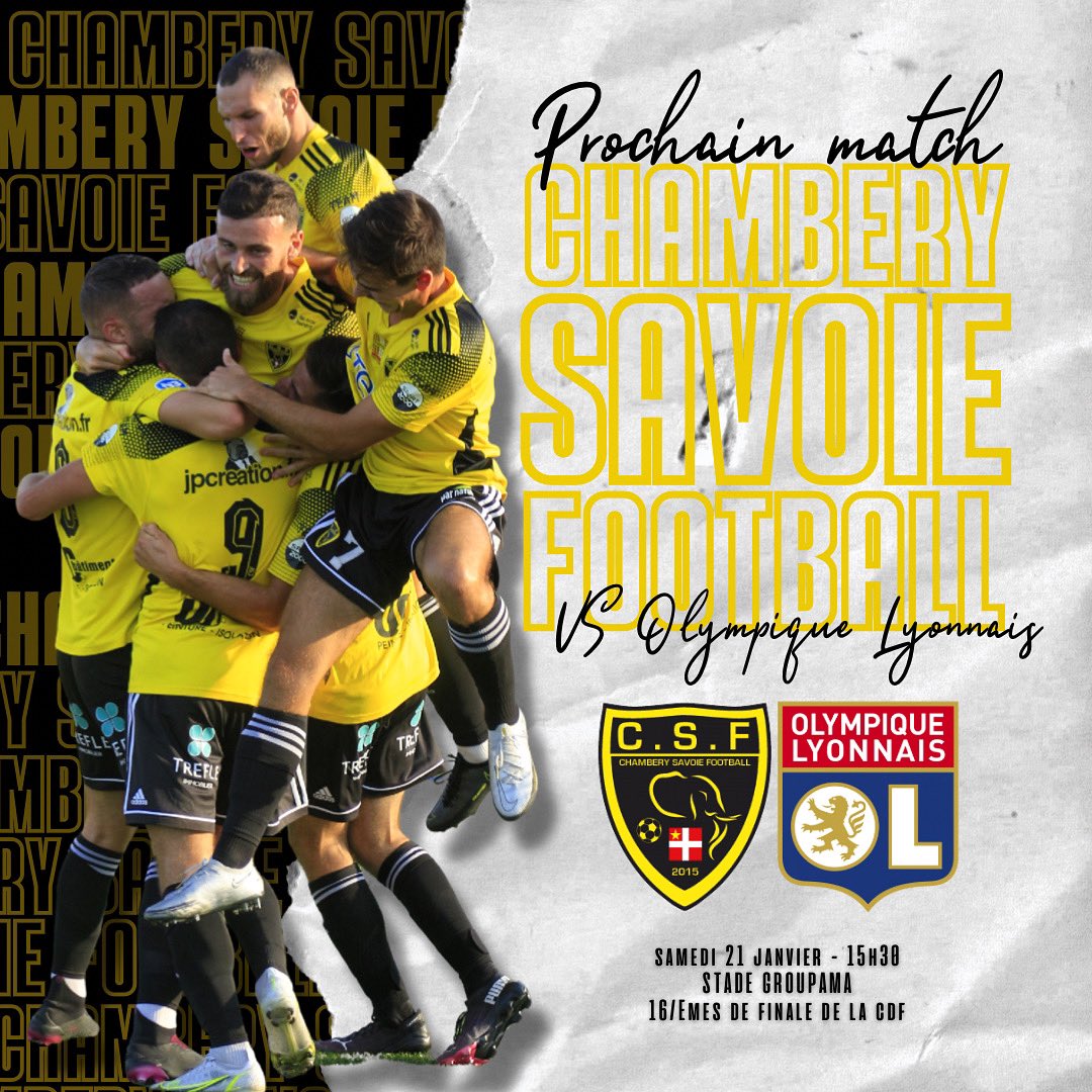 #National3

Retrouvez les dernières informations avant la rencontre face à l’Olympique Lyonnais sur Facebook et Instagram ! 

#TeamCSF #CoupedeFrance