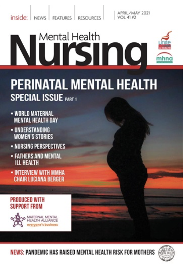 Unite_MHNA's tweet photo. As we've spent lots of time talking about perinatal mental health tonight with @howlett_leanne we're reminded of the 2 special edition #MHNjournal that we did in 2021 with support from @MMHAlliance. Members can still access these via @Pocketmags #mhTV https://t.co/zh01IZaTer