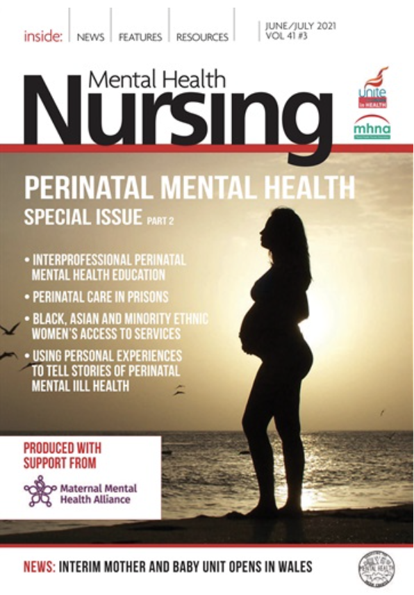 Unite_MHNA's tweet photo. As we've spent lots of time talking about perinatal mental health tonight with @howlett_leanne we're reminded of the 2 special edition #MHNjournal that we did in 2021 with support from @MMHAlliance. Members can still access these via @Pocketmags #mhTV https://t.co/zh01IZaTer