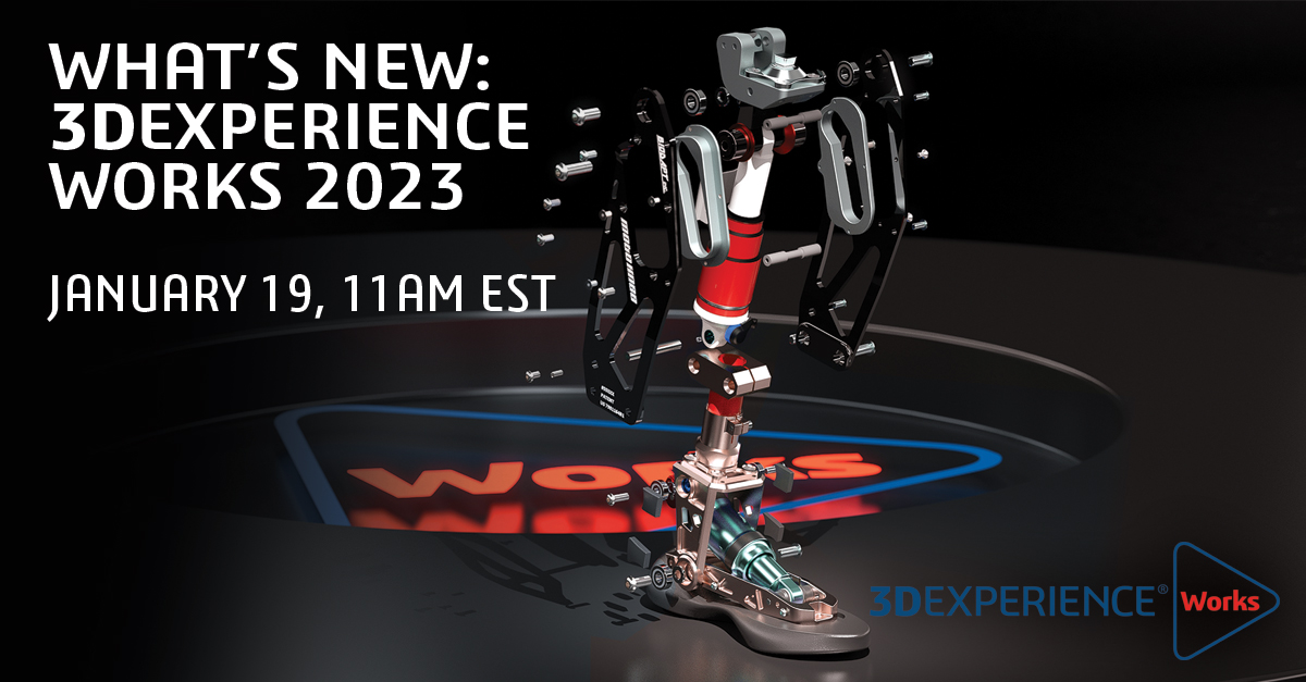 SOLIDWORKS's tweet photo. Tune in to LIVE tomorrow at 11AM EST as we debut new enhancements for #3DEXPERIENCEWorks 2023 and #SOLIDWORKS! We will unveil new ways to expand horizons and overcome barriers with the always connected 3DEXPERIENCE Works. #WN2023 https://t.co/uxDJf9nmsU https://t.co/64XBtW5BUn