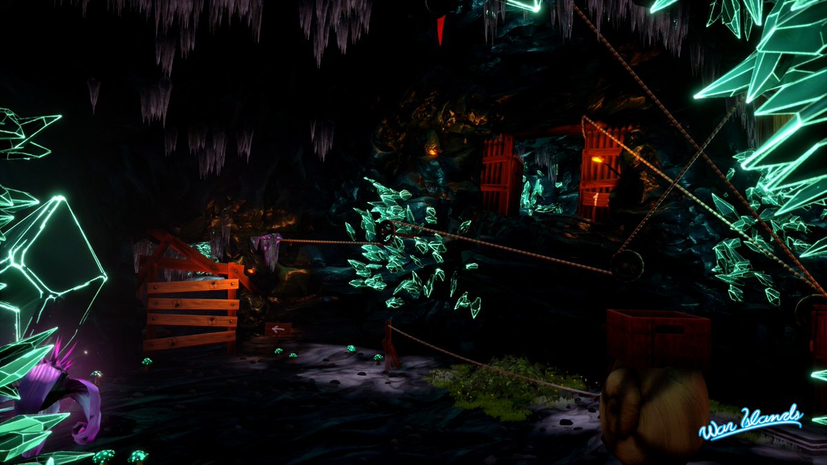 warislandsgame's tweet photo. Screenshots from the Crystal Cave! Would you go there and have a chat with Ice Reerion? https://t.co/qHIfLtAj2U