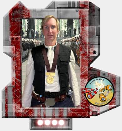 MosEspaBase's tweet image. Congratulations to Jeff Franciski on the approval of his Han Solo A New Hope Awards costume! This is his 9th approved Rebel Legion costume.