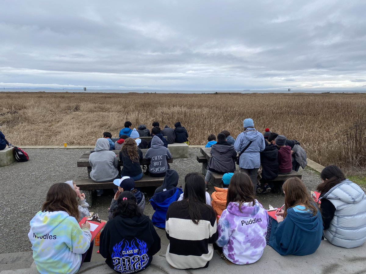 What happens when we write regularly outside? How does our play with language change? <a href="/stevescyclones/">Manoah Steves School</a> #sd38learn