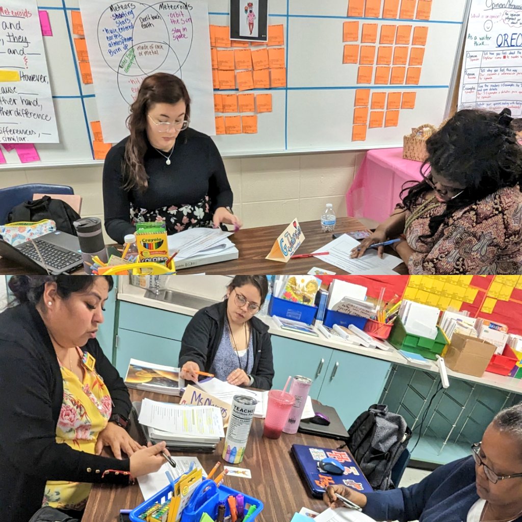 emytomita's tweet photo. It was a successful #SpotlightTraining  diving into @amplify Grade 3 #Viking #Astronomy units @EckertES_AISD. We ended the day discussing how to share with our grade level peers @DrFavy @clynvan1 @CurriculumMatrs @HtownReads @ela4me https://t.co/YP874QclIL