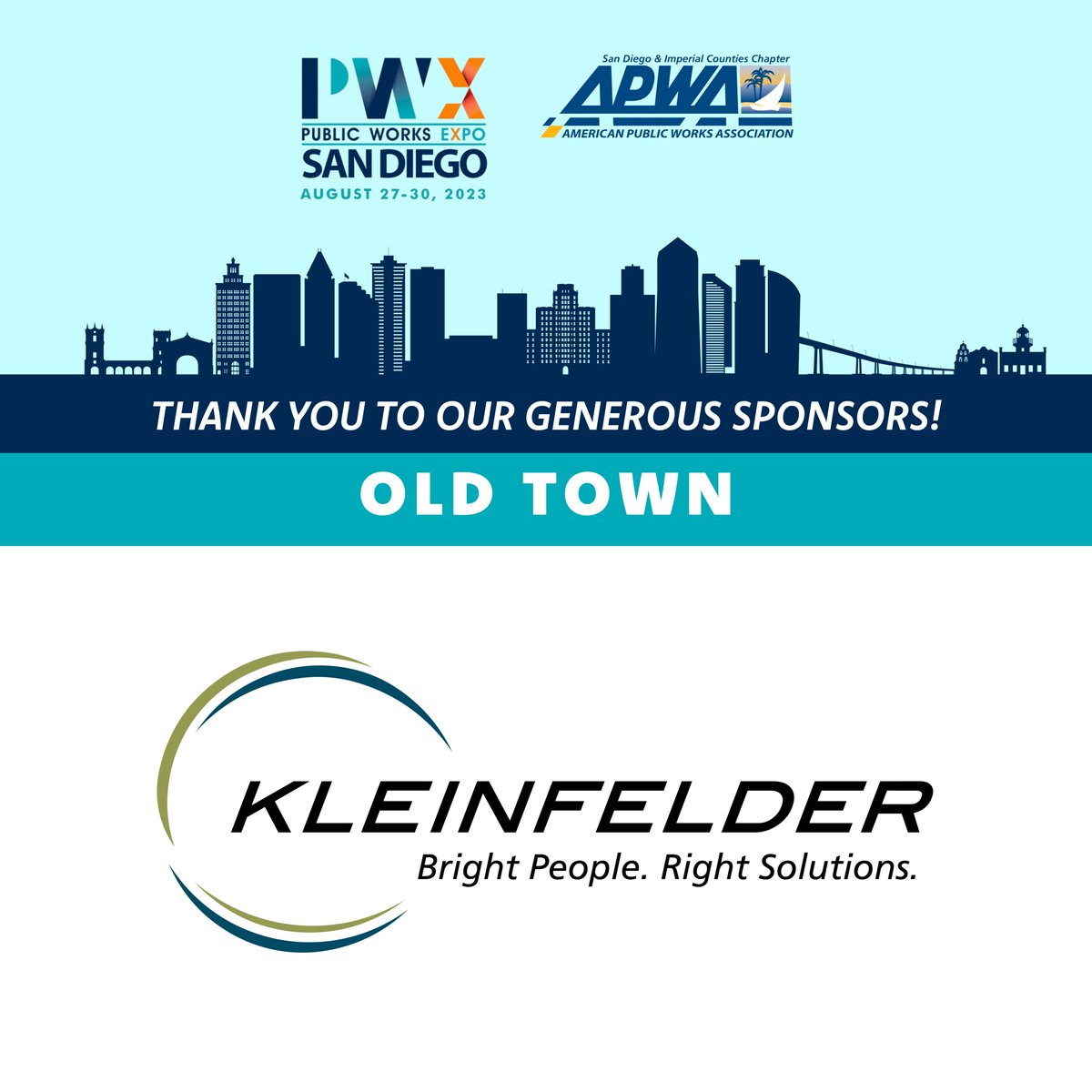 Since 1961, @KleinfelderHQ has transformed ideas and visions into award-winning projects🚊! As a leader, we are honored to have #WeAreKleinfelder as a sponsor of the American Public Works Association's #PWX2023! 🙌🙌🙌
#engineering #design #construction #publicrelations #EXPO