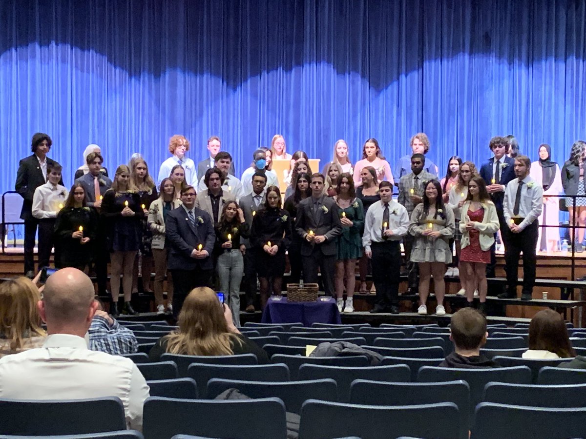 A special night. Congratulations to our Sweet Home National Honor Society inductees. Well done. <a href="/SweetHomeCSD/">Sweet Home Central School District</a> <a href="/PrincipalSHHS/">SHHS</a>