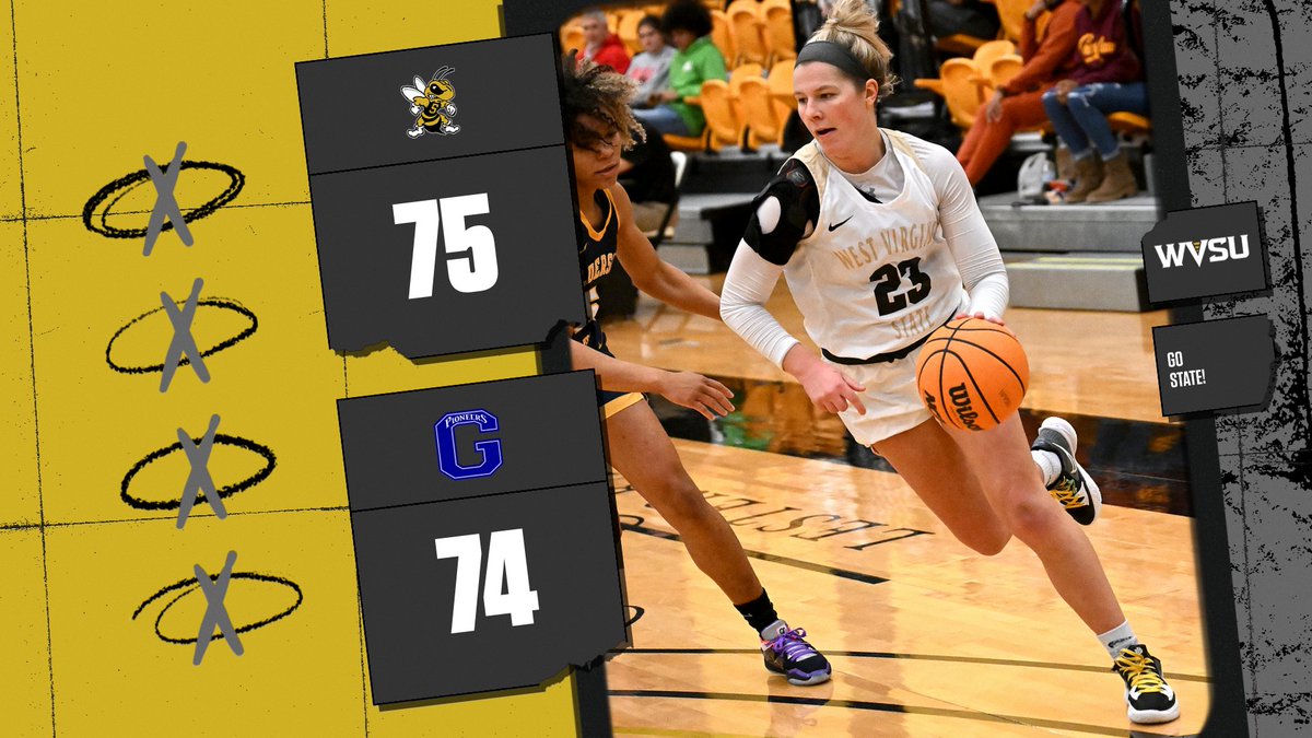 W-🏀 | FINAL: WVSU 75, GSU 74

⚫ UPSET COMPLETE 🚨
🟡 8️⃣-GAME WIN STREAK‼
⚫ TIED FOR 1️⃣ST IN MEC
🟡 HEADED FOR TOP 2️⃣5️⃣

#GoSTATE 🐝